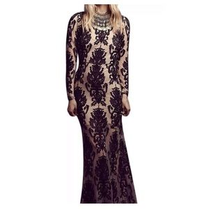 For Love & Lemons Ethereal Maxi Dress Baroque  XS
